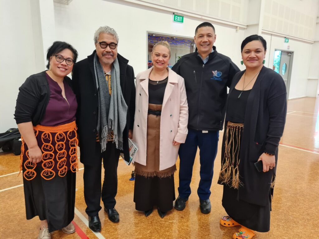 Nga Vaka and Champions of Change team with NZ Police.